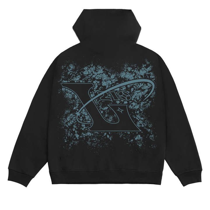 210 Faded Hoodie - Jet Black
