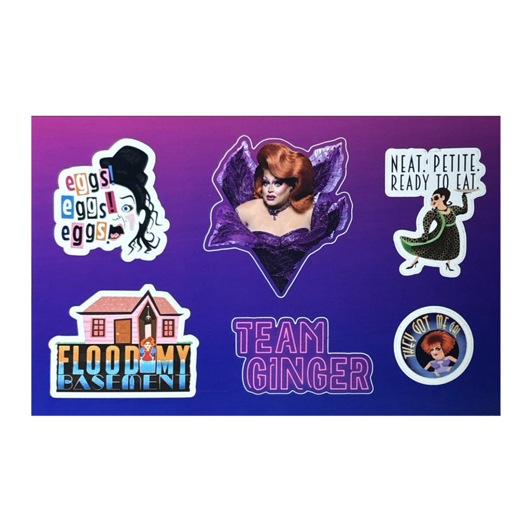 LIMITED EDITION- Ginger Sticker Sheet