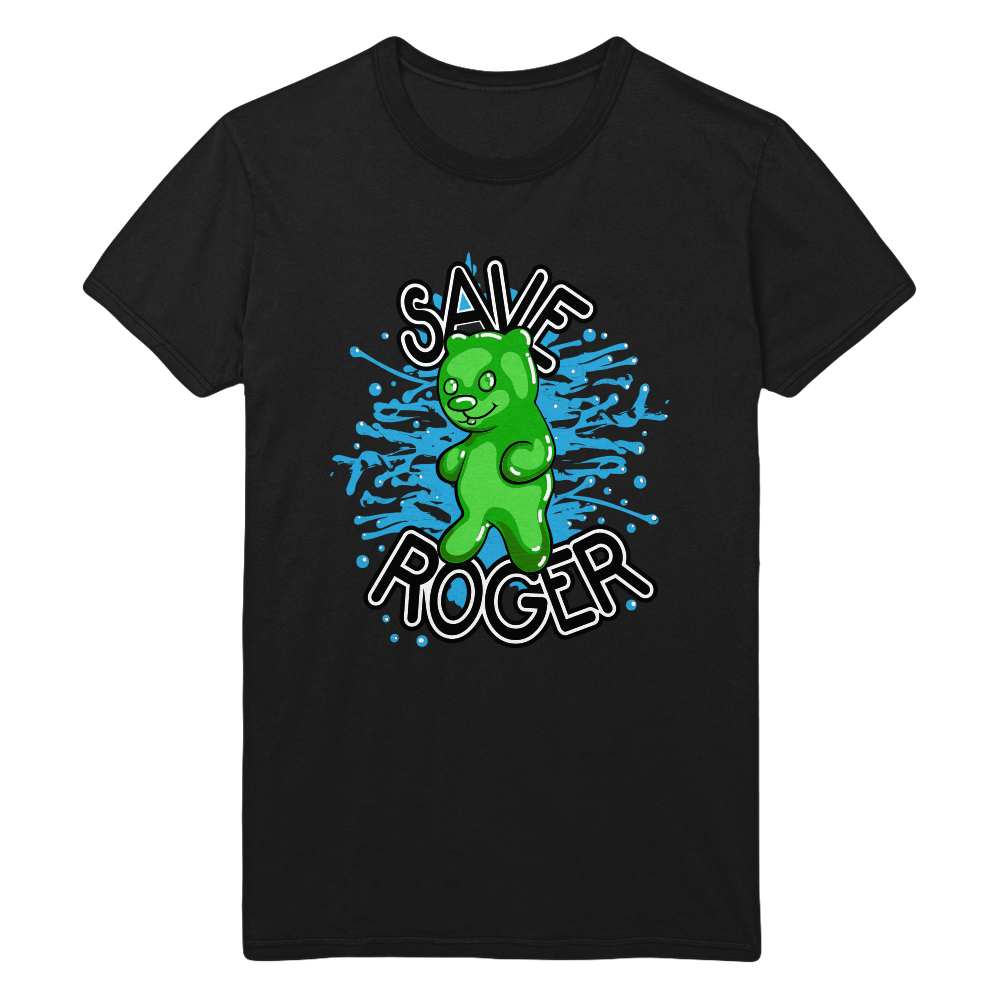Roger T-Shirt (Black)  Lance Stewart Official Lance210 Merch Store - Shop T-shirts, beanies, snapbacks, pop sockets, hoodies and more! As Seen On YouTube, Vine, Instagram, Facebook and Twitter