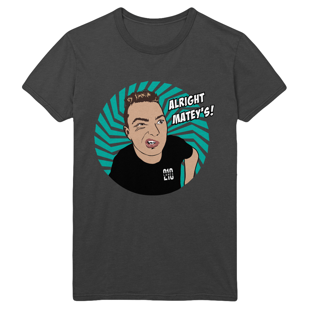 Alright Matey's T-Shirt  Lance Stewart Official Lance210 Merch Store - Shop T-shirts, beanies, snapbacks, pop sockets, hoodies and more! As Seen On YouTube, Vine, Instagram, Facebook and Twitter